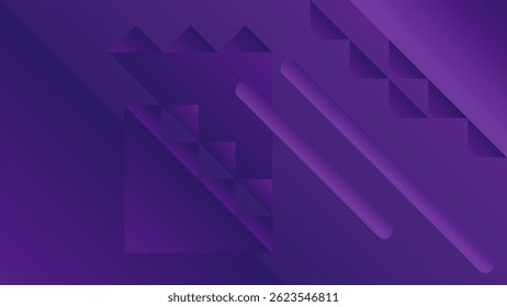 ABSTRACT BACKGROUND ELEGANT PURPLE GRADIENT SMOOTH LIQUID COLORFUL DESIGN WITH GEOMETRIC SHAPES VECTOR TEMPLATE GOOD FOR MODERN WEBSITE, WALLPAPER, COVER DESIGN 