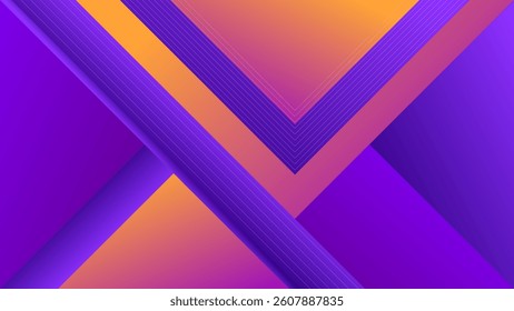ABSTRACT BACKGROUND ELEGANT PURPLE ORANGE GRADIENT SMOOTH LIQUID COLORFUL DESIGN WITH GEOMETRIC SHAPES VECTOR TEMPLATE GOOD FOR MODERN WEBSITE, WALLPAPER, COVER DESIGN 