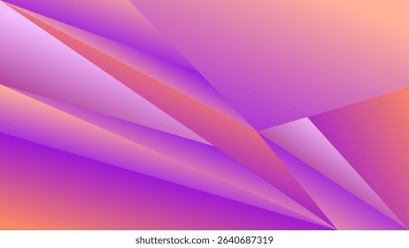 ABSTRACT BACKGROUND ELEGANT PURPLE PINK ORANGE GRADIENT MESH SMOOTH LIQUID COLORFUL DESIGN WITH GEOMETRIC SHAPES VECTOR TEMPLATE GOOD FOR MODERN WEBSITE, WALLPAPER, COVER DESIGN 