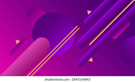 ABSTRACT BACKGROUND ELEGANT PURPLE PINK GRADIENT SMOOTH LIQUID COLORFUL DESIGN WITH DIAGONAL LINES GEOMETRIC SHAPES VECTOR TEMPLATE GOOD FOR MODERN WEBSITE, WALLPAPER, COVER DESIGN 