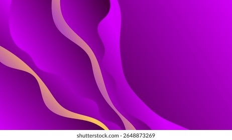 ABSTRACT BACKGROUND ELEGANT PURPLE PINK GRADIENT SMOOTH LIQUID COLORFUL WITH HAND DRAWN SHAPES DESIGN VECTOR TEMPLATE GOOD FOR MODERN WEBSITE, WALLPAPER, COVER DESIGN 