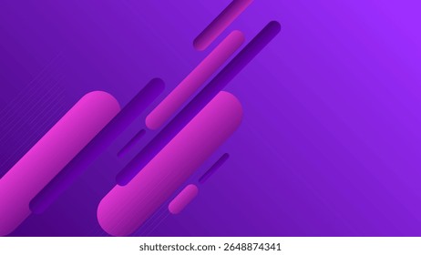 ABSTRACT BACKGROUND ELEGANT PURPLE PINK GRADIENT SMOOTH LIQUID COLORFUL DESIGN WITH DIAGONAL LINES GEOMETRIC SHAPES VECTOR TEMPLATE GOOD FOR MODERN WEBSITE, WALLPAPER, COVER DESIGN 