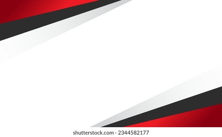 Fondo abstracto con forma de curva roja elegante. Ilustración del vector