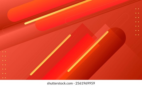 ABSTRACT BACKGROUND ELEGANT RED GRADIENT SMOOTH LIQUID COLORFUL DESIGN WITH GEOMETRIC SHAPES VECTOR TEMPLATE GOOD FOR MODERN WEBSITE, WALLPAPER, COVER DESIGN 