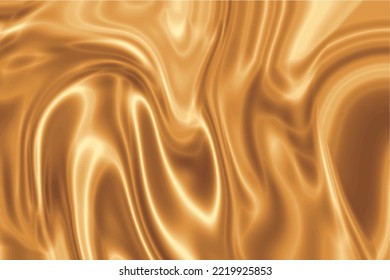 Abstract background elegant silk texture satin luxury gold cloth wavy folds. Vector templates collection for brochures, posters, banners, flyers and cards etc