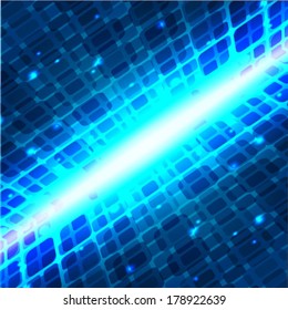 Abstract background element in blue and white colors