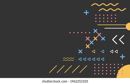 Abstract background element colorful design template
