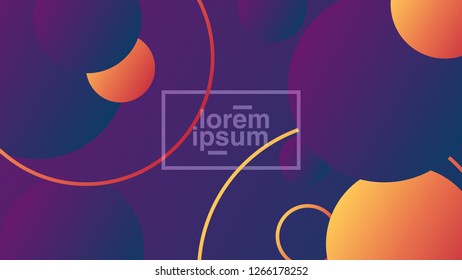 abstract background element design.  Trendy gradient shapes composition. Creative geometric wallpaper. Eps10 vector.