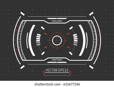Abstract background with elements in a cybernetic style. Virtual world. Digital data. Electronic devices.