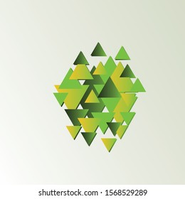 Abstract background elements, geometry objects for graphic design, colorful dynamic shapes template