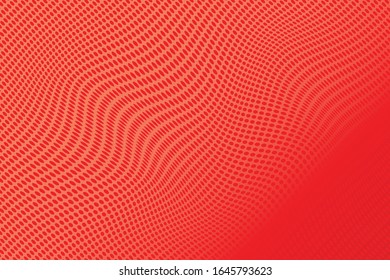 Abstract background, elliptical red wave pattern