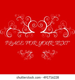 Abstract background with empty space for text or photo. Vector
