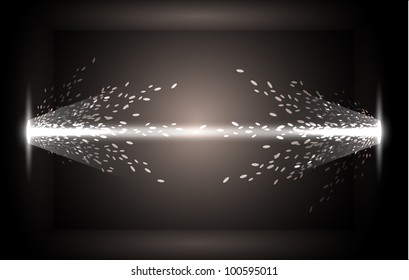abstract background - the energy flows