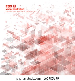Abstract background. EPS 10 vector illustration. Used opacity mask and transparency layers of particles