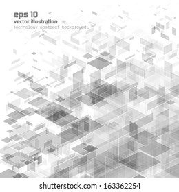 Abstract background. EPS 10 vector illustration. Used opacity mask and transparency layers of particles