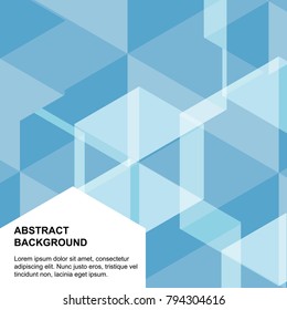 abstract background, EPS10 Design Graphic Concept box square blend
with color Different level