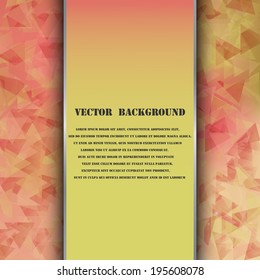 Abstract  background. Eps10 Vector illustration