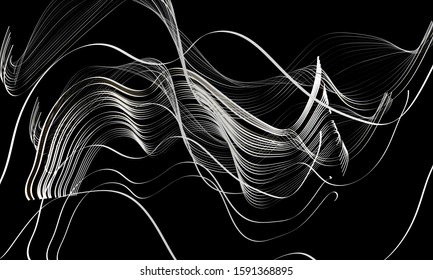 Abstract background equalizer for showing sound waves with music waves, music background equalizer