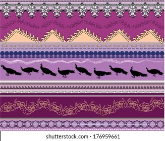 Abstract background in ethnic style 