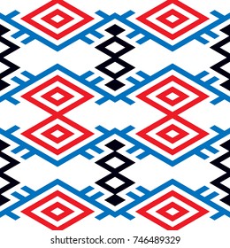 Abstract background in ethnic style. Scandinavian motifs.