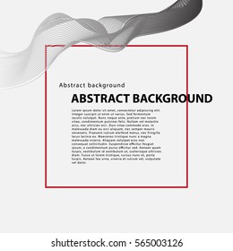Abstract background. Example for the layout of posters and websites. Creative leaflet, pamphlet, flyer cover for mockup. Modern vector illustration.