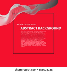 Abstract background. Example for the layout of posters and websites. Creative leaflet, pamphlet, flyer cover for mockup. Modern vector illustration.