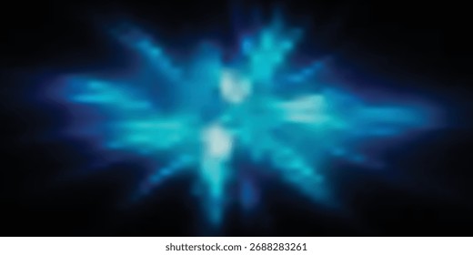fundo abstrato. explosão de uma estrela. ilustração fractais mágicos