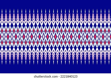 Abstract background, fabric geometric ethnic seamless pattern motif. Batik, carpet designs. Wallpaper, curtains, carpets, and apparel designs vector illustration.