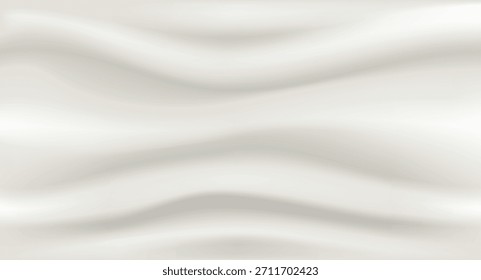Resumo com amostra de tecido em cores do ano 2026 Cloud Dancer. Cobertura macia, sombra branca quente.