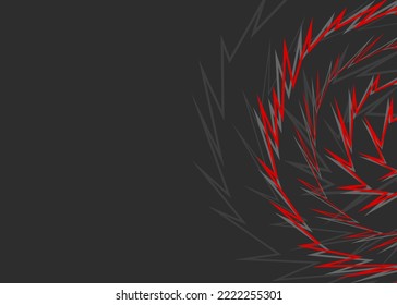 Fondo abstracto con patrón de espirales de gradiente descolorido y con un área de espacio de copia