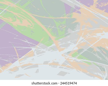 abstract background, fading paint, vector illustration