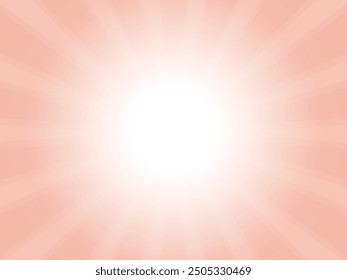 Abstract background of faintly shining sun rays image_red