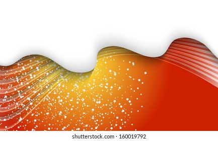 abstract background with falling snow