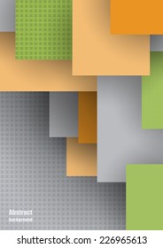 Abstract  background with false figures. Eps10 Vector illustration
