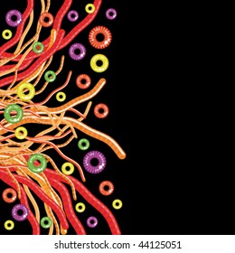 abstract background - a fantastic grass