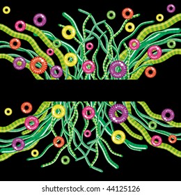 abstract background - a fantastic grass
