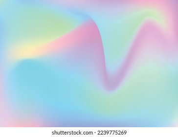 Abstract Background. Fantasy Fluid. Bright Paper. Retro Geometric Illustration. Iridescent Gradient. Pink Shiny Texture. Neon Design. Hologram Texture. Violet Abstract Background