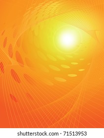 Abstract background fantasy lines, vector illustration