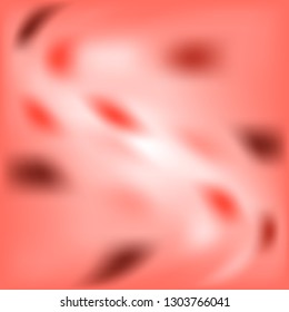 Abstract background fashion color 2019 Living Coral. Random mixed multicolored spots. Vector illustration EPS10