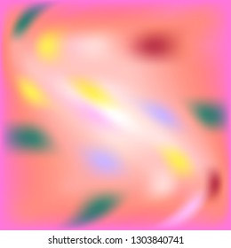 Abstract background of fashion colors 2019. Random mixed multicolored spots. Vector illustration EPS10