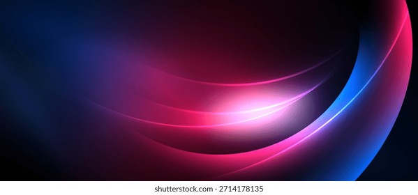 El fondo Abstractas presenta curvas fluidas, colores vibrantes. Los tonos rosados y azules se mezclan, creando un efecto visual dinámico. Los Gradientes lisos dominan la composición.