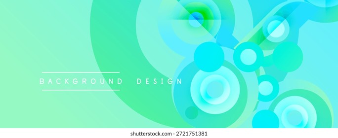 El fondo Abstractas presenta Formas que fluyen, turquesa vibrante, tonos de menta. El diseño moderno evoca fluidez, energía, interés visual.