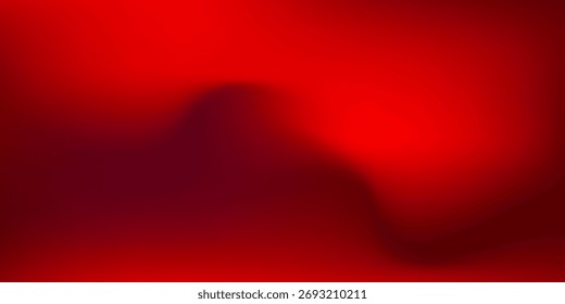 Um plano de fundo abstrato apresenta um gradiente de cores vermelho e vermelho escuro, criando uma transição suave e ondulada.