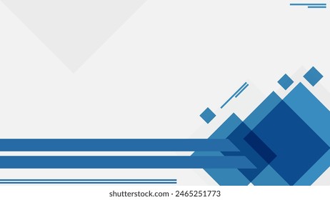 abstract background.  It features a grid of blue squares in various shades arranged in a way that creates a sense of perspective and depth. 