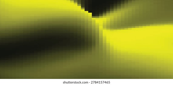 Abstract background features a striking visual composition where numerous vertical bars transition diagonally across the frame moving from absolute black on the left toward an intense bright neon yel