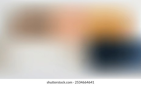 An abstract background featuring a blurred gradient in vibrant colors, providing a smooth and colorful visual experience.