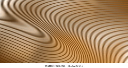 An abstract background featuring brown wavy lines with a subtle gradient effect. Perfect for use in digital art, graphic design, or as a modern texture.