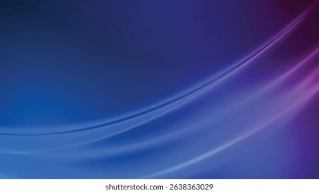 Abstract background featuring a dark blue and purple gradient, with soft, flowing lines creating a sense of movement and serenity