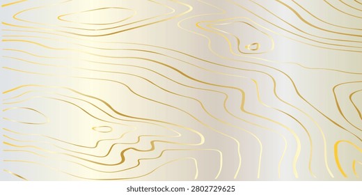Abstract background featuring delicate gold wavy lines creating a sophisticated and modern pattern on a light, subtle backdrop, ideal for luxury and contemporary designs.