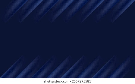 abstract background featuring diagonal blue lines on a dark navy canvas. Perfect for modern designs, presentations, and technology-themed projects